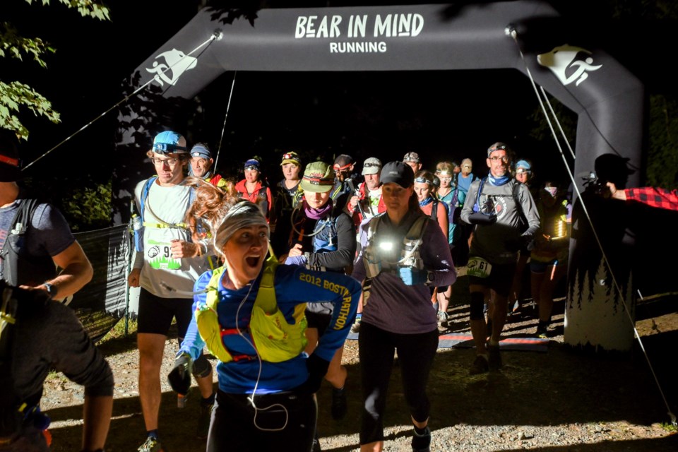 Runners at the 2022 Ultra Trail Stokely Creek takeoff for a race filled with spectacular views and daunting hills. 