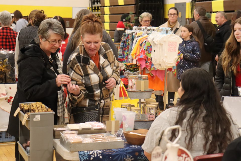 More than 50 vendors were at Korah Collegiate for a holiday-themed market on Nov. 25, 2023.