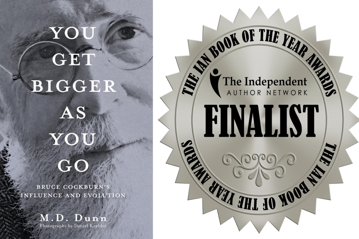 Local author's Bruce Cockburn book becomes finalist in IAN Book Awards