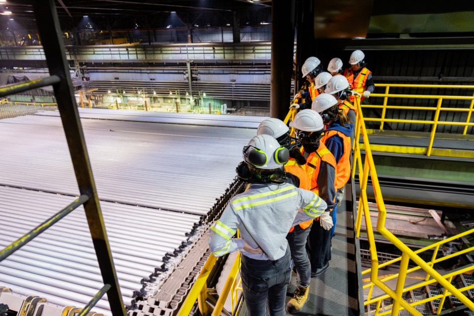 Over 55 Sault College engineering students visit Tenaris industrial centre 