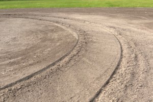 Driver damages ball field in Huron Shores by doing ‘doughnuts’