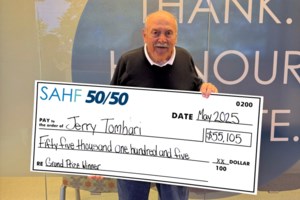 'You’ve got to be kidding, right?': Sault man shocked by 50/50 win