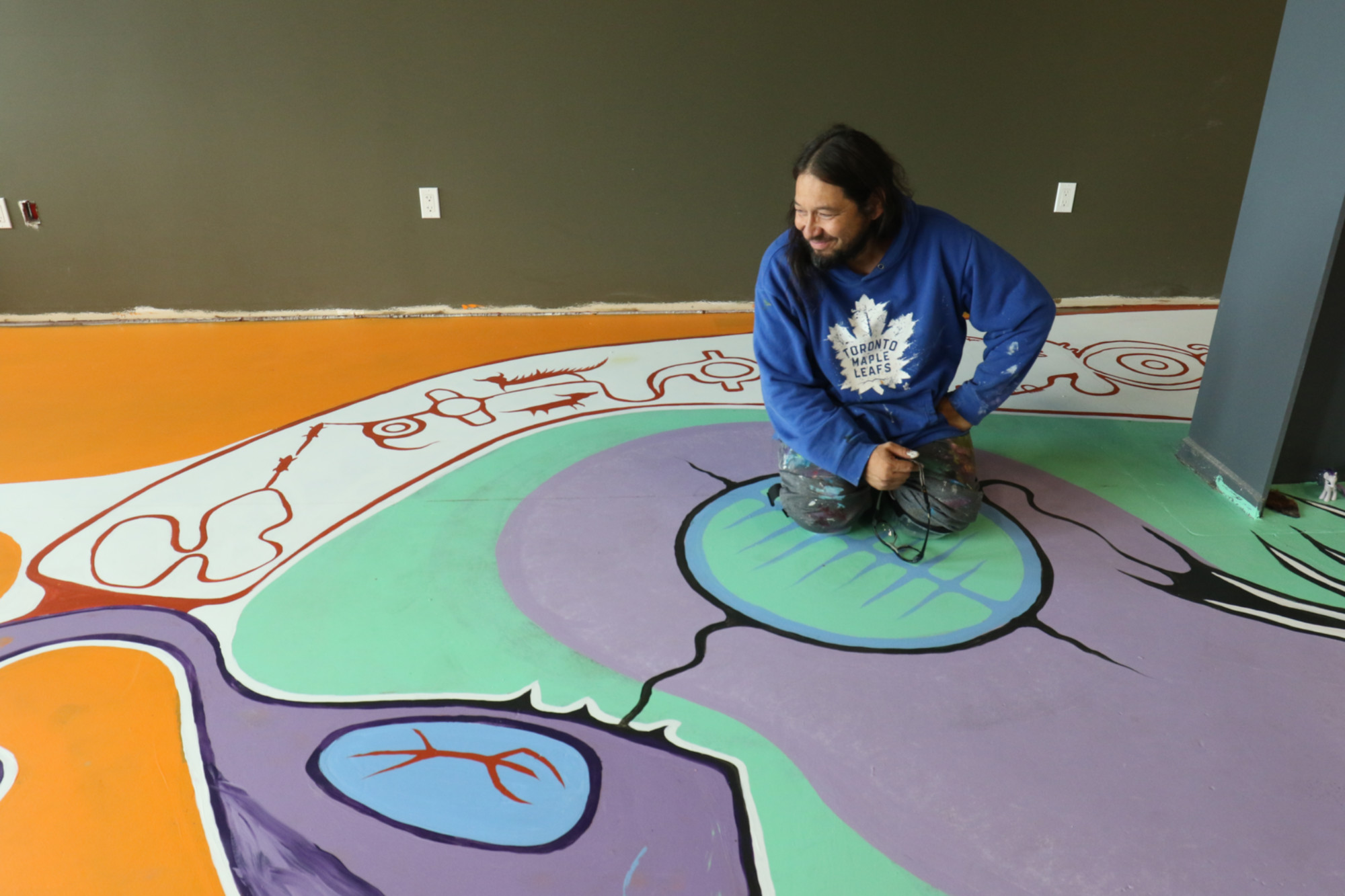 Toronto Maple Leafs sport work of local Indigenous artists