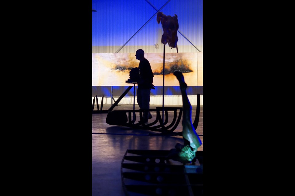 Image from Annie King and Michael Burtch's recent art exhibit.                             