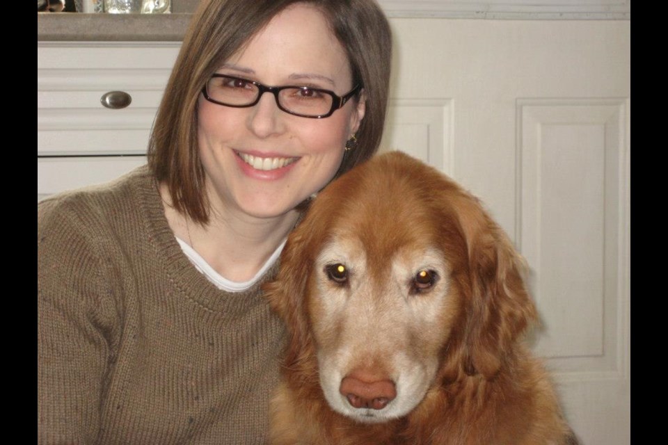 Amy Maltman and her dog Boomer. Photo provided. 