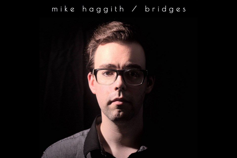 The cover of Mike Haggith's latest album, Bridges. 