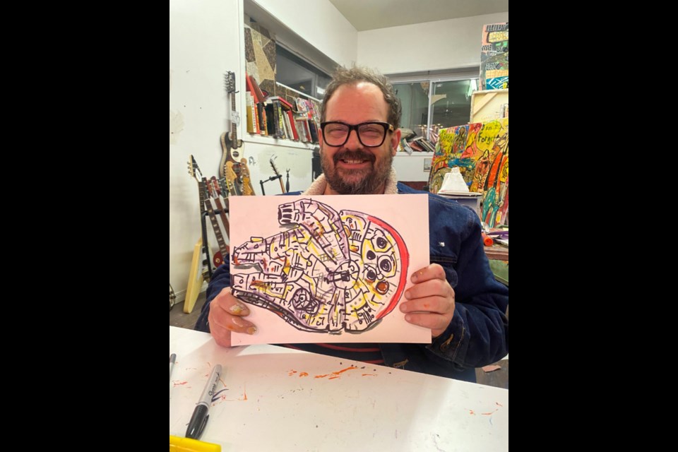 Casey McGlynn, artist and Drawing Club co-founder.