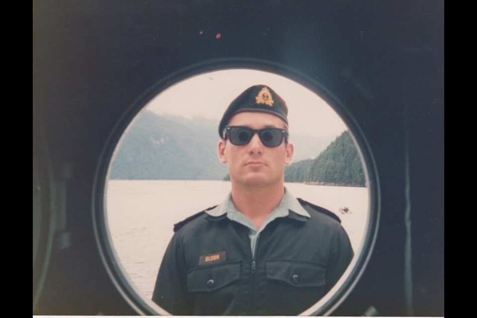 Dr. Graham Elder when he was a Naval Reservist. 