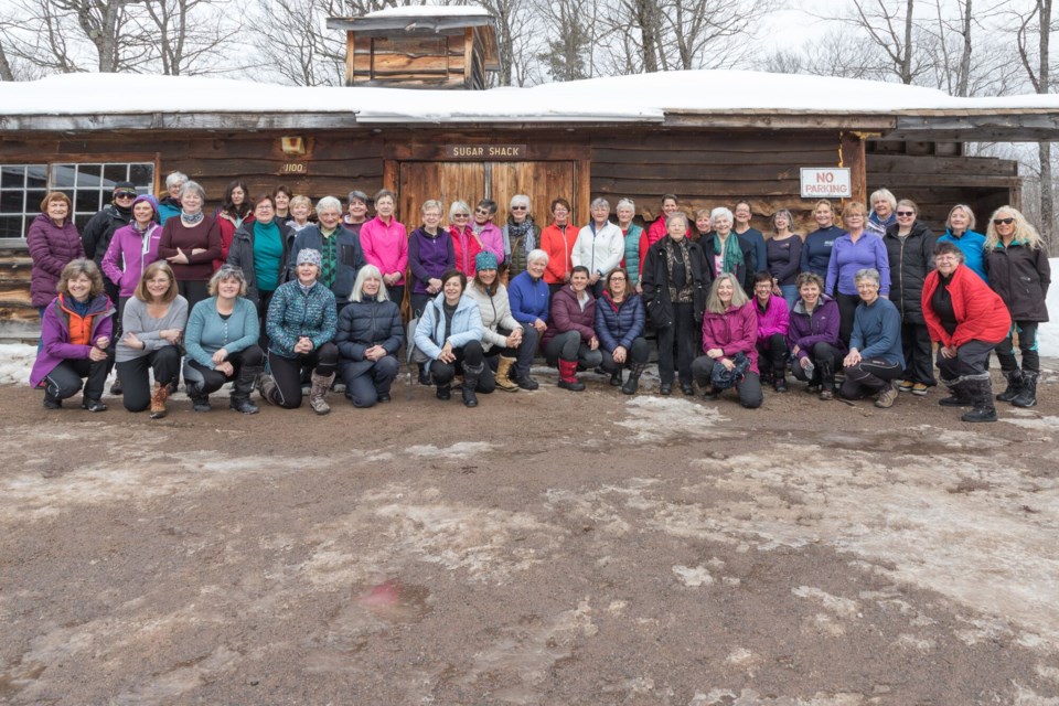 The 1000th hike celebration for Tuesday Hikers  was held March 3, 2020 at the Sault Ste. Marie Conservation Authorities Sugar Shack on Fifth Line. Violet Aubertin for SooToday