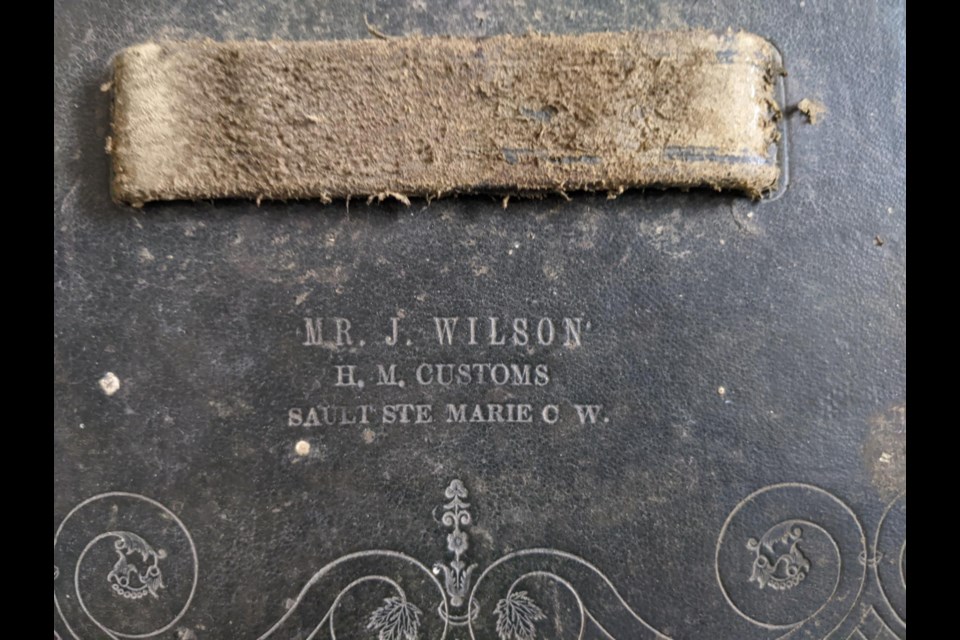 A chest and books belonging to Joseph Wilson, Collector of Customs for the Port of Sault Ste. Marie in the 19th century, has been discovered in the home of a recently deceased relative of Sault native Jeremy Callahan. 