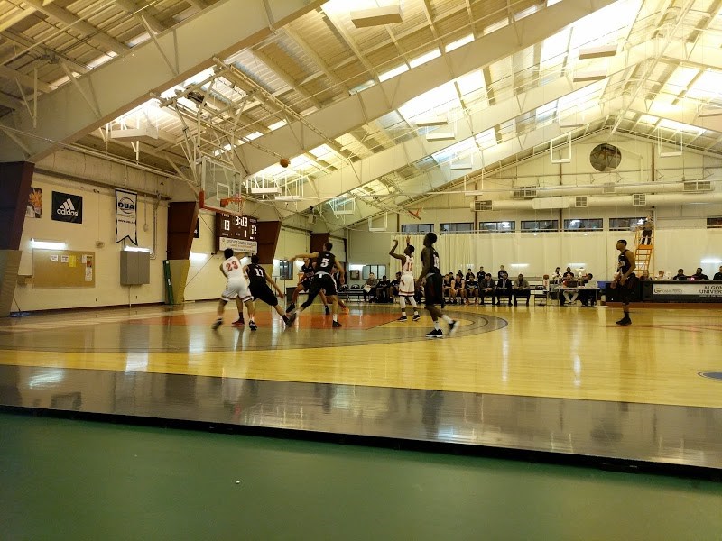 The Algoma Thunderbirds men's basketball team faced the Carleton Ravens at the George Leach Centre this Friday