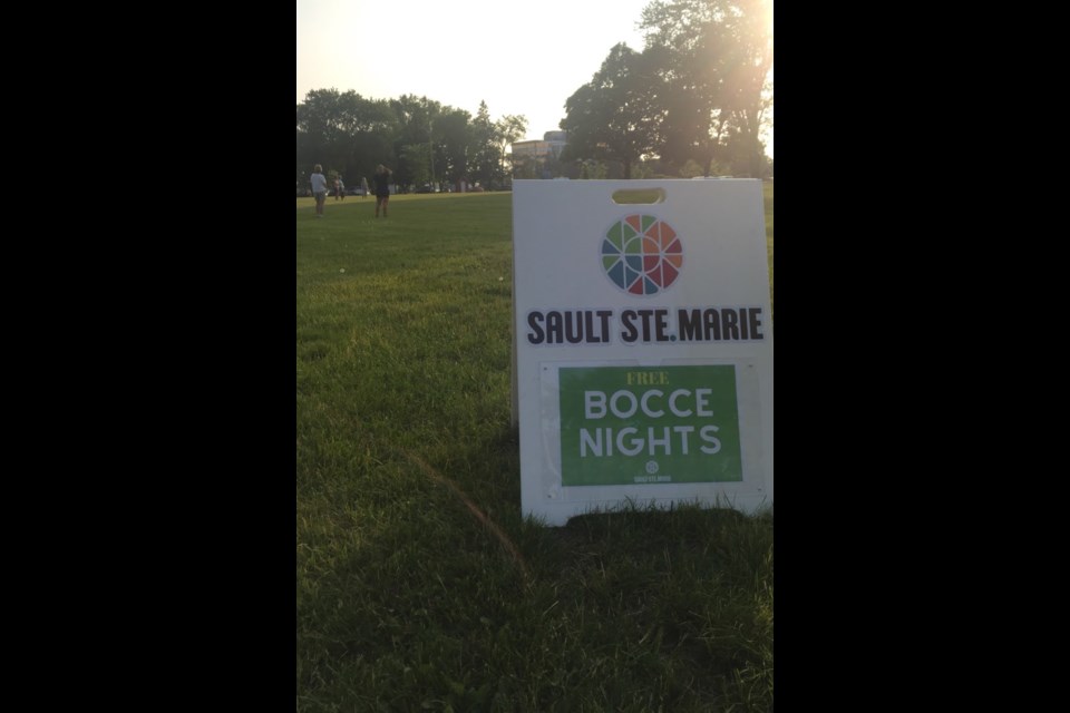 The City of Sault Ste. Marie is hosting Bocce in the park Monday nights. Check out the City of Sault Ste. Marie’s Facebook page for details. Photo by CSD Students /Bulletin