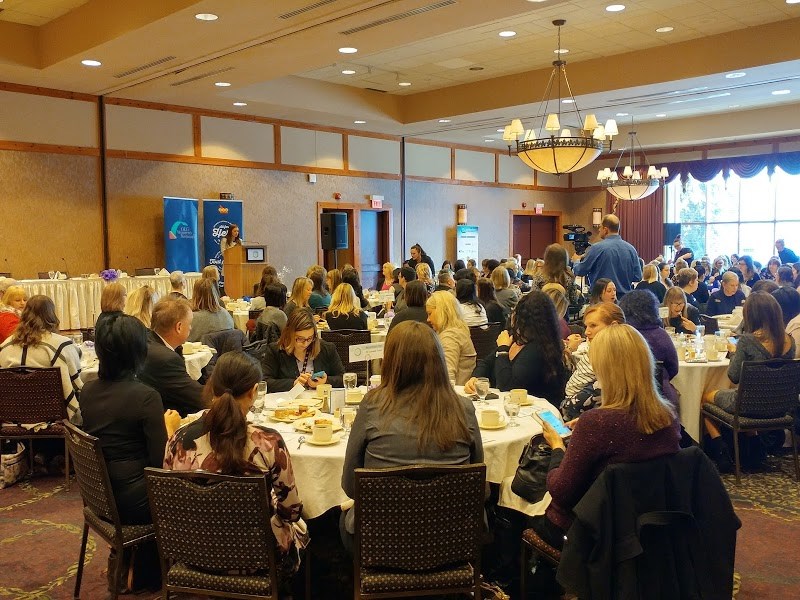 The Sault Chamber of Commerce hosts their annual Women In Business Breakfast at The Water Tower Inn with over 270 business leaders in attendance. Photo by Don Ferguson/Bulletin