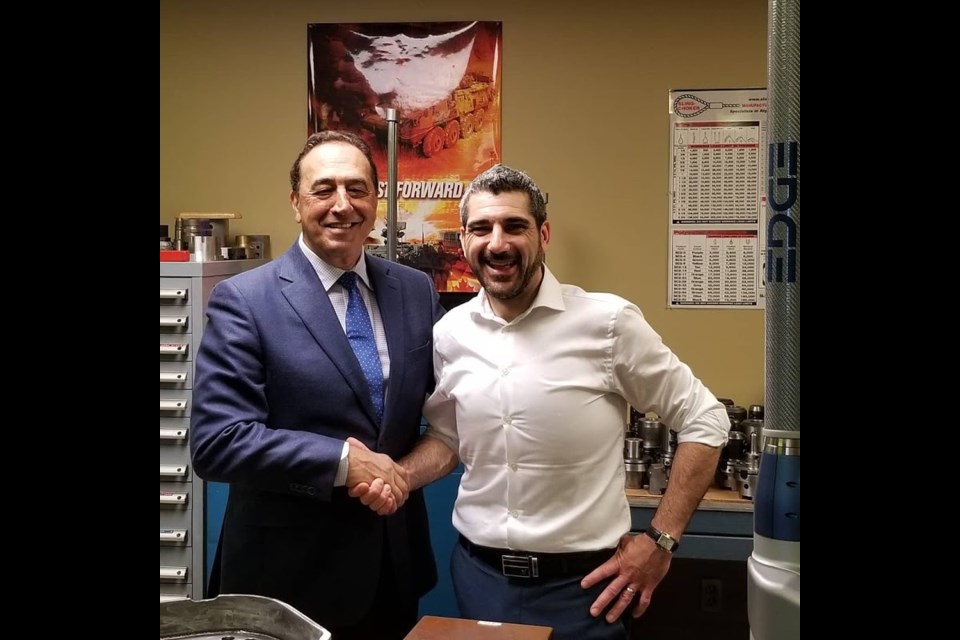 Ross Romano MPP for Sault Ste Marie announced China Steel Inc will receive $741,500 in NOHFC funding. Photo by Don Ferguson /Bulletin