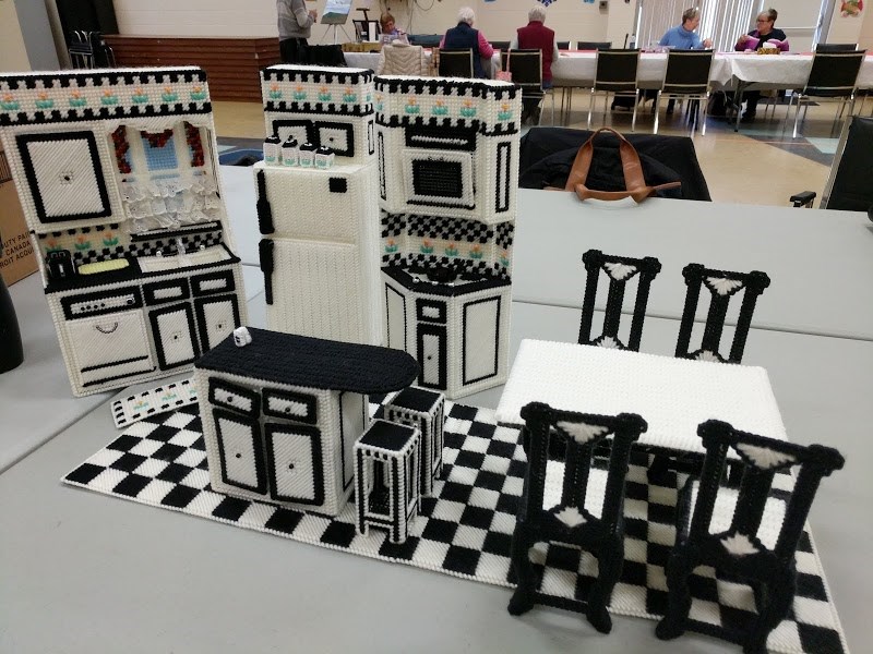 An intricate kitchen set made by Donna. Photo by Corrie Davidson/Bulletin
