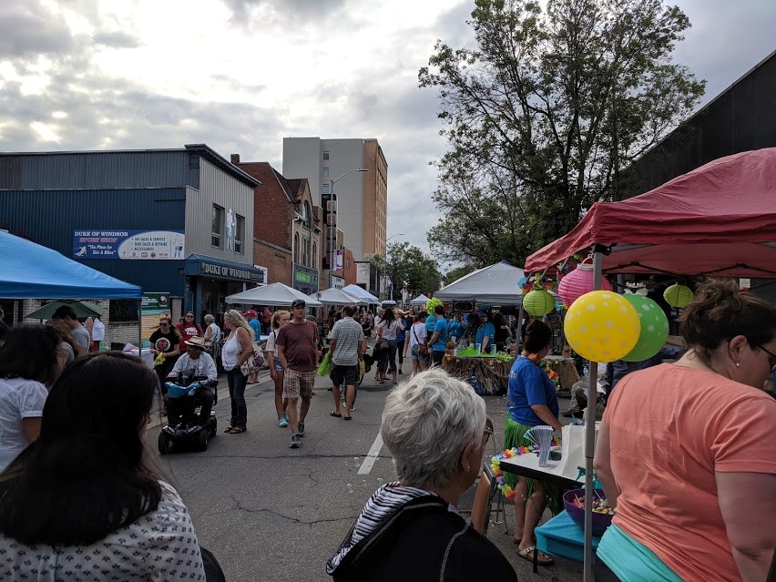 The Downtown Association hosts their Steet Party Thursday filling Queen St. with local bands, food, vendors and hotrods