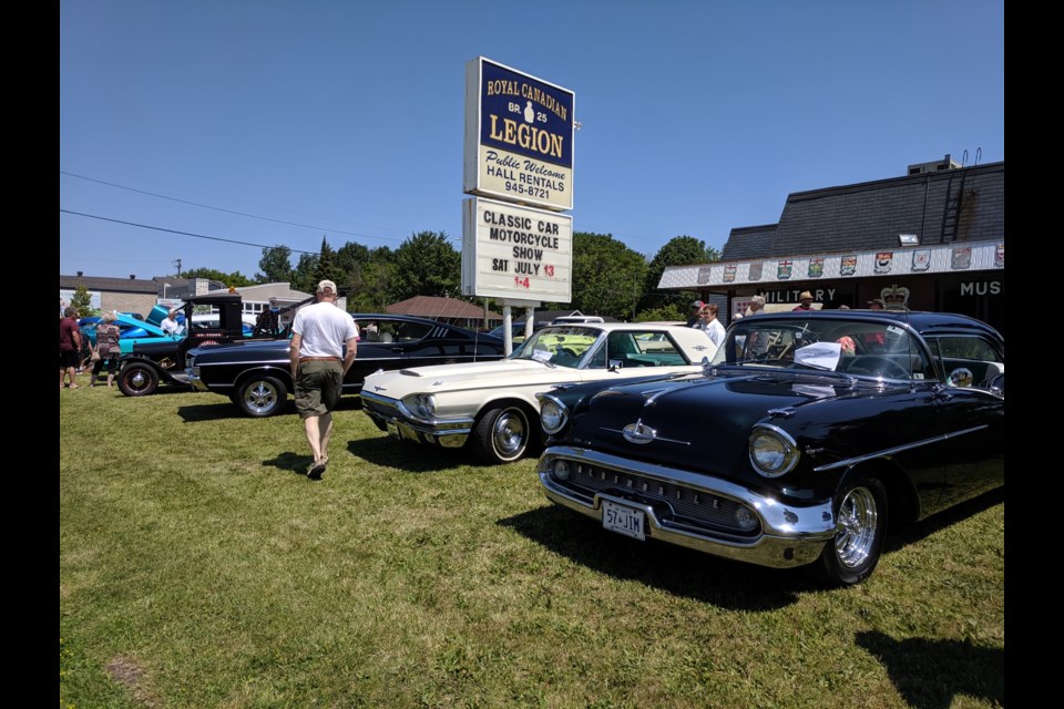The Royal Canadian Legion Branch 25 hosts their 5th Annual Car Show and BBQ fundraiser Saturday