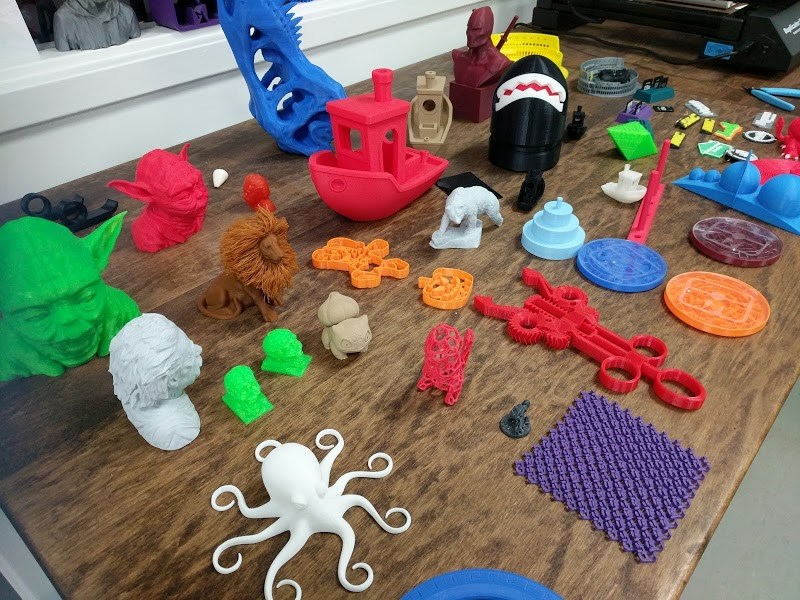 Maker North is affectionately called a gym for nerds, a place for creative types to come work out their brains and flex their imagination. The 3D printed items pictured here are just a small sample of the amazing things you can do with their equipment and facilities located at 55 Church St.