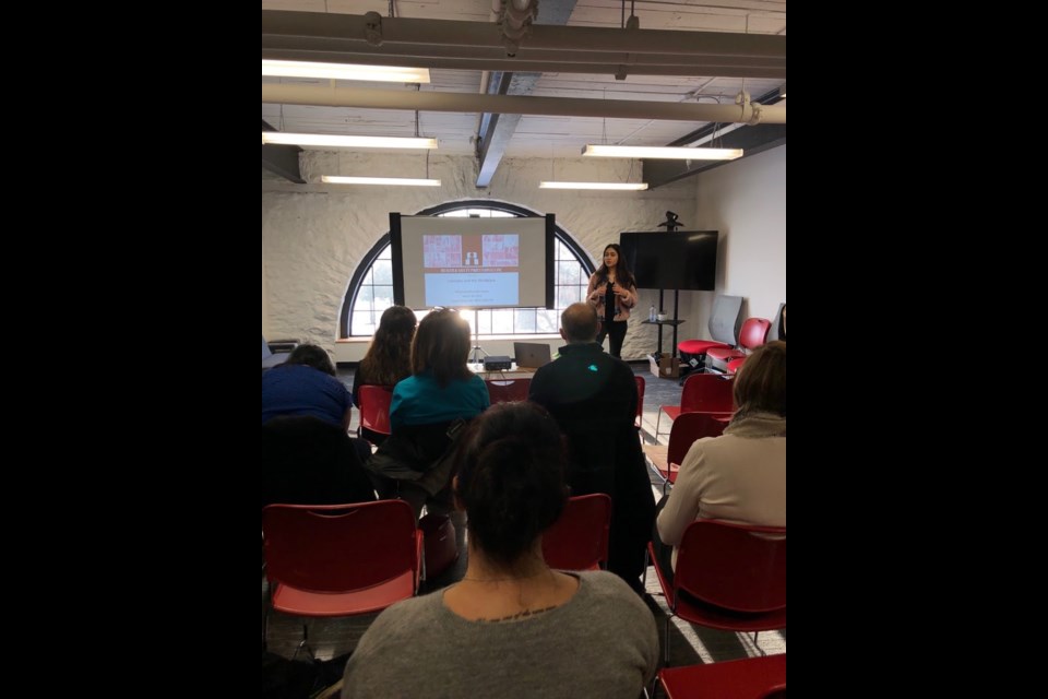 The Millworks hosts Louise from Health and Safety Professionals for a workshop on Cannabis and The Workplace as part of their Millworks Education Series. Photo by The Millworks/Bulletin