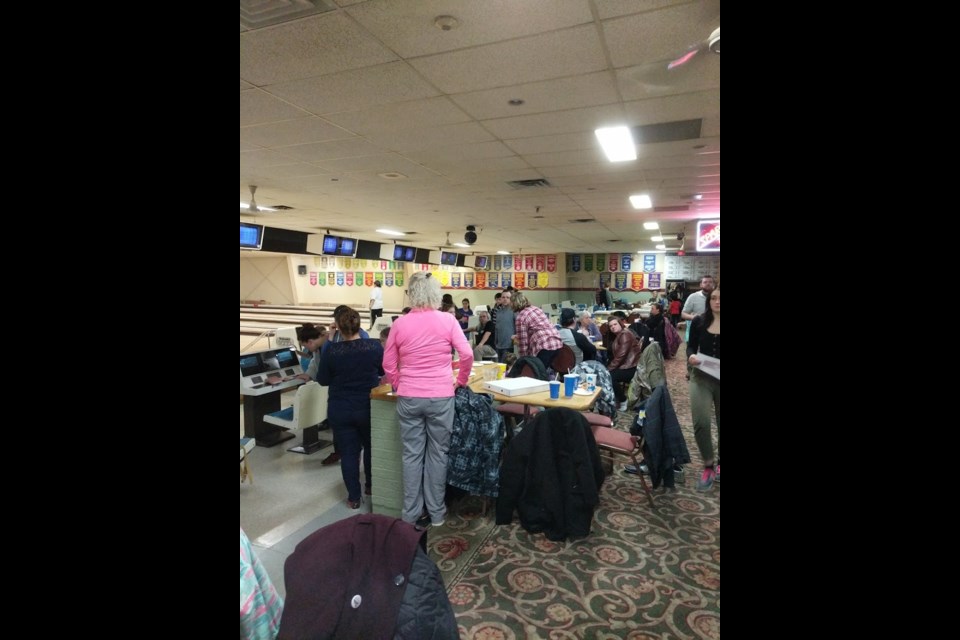 This is the 10th year Pauline's Place has hosted the Splits 'n' Giggles fundraiser and they had a huge turnout filling almost all of North Crest Lanes