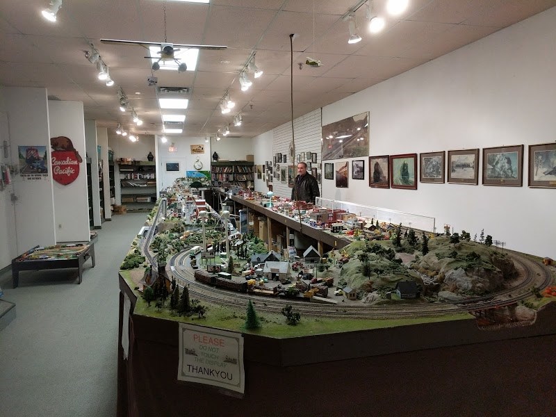 The Sault Model Railroad Club is hosting their show over the holidays at their location in the Wellington Square Mall. It took 10 people 20 years to build it and the model measures 9x50 feet
