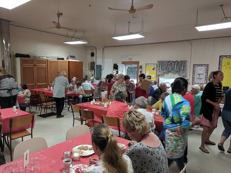 Victoria Presbyterian Church hosts their annual Strawberry Social Wednesday with a full house of lovely people and tasty treats