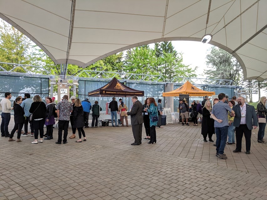 The Travel Media Association of Canada hosts their conference in Sault Ste. Marie this year and held their official welcome dinner at the Roberta Bondar Pavilion Wednesday 