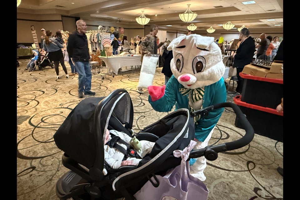 The Easter bunny made its rounds at Sunday’s Spring Fling Easter Market.