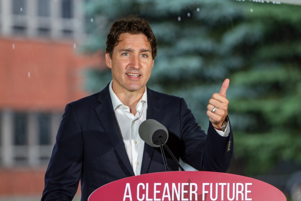 Prime Minister Justin Trudeau was in Sault Ste. Marie for a $420 million funding announcement at Algoma Steel on Monday, July 5, 2021. Donna Hopper/SooToday