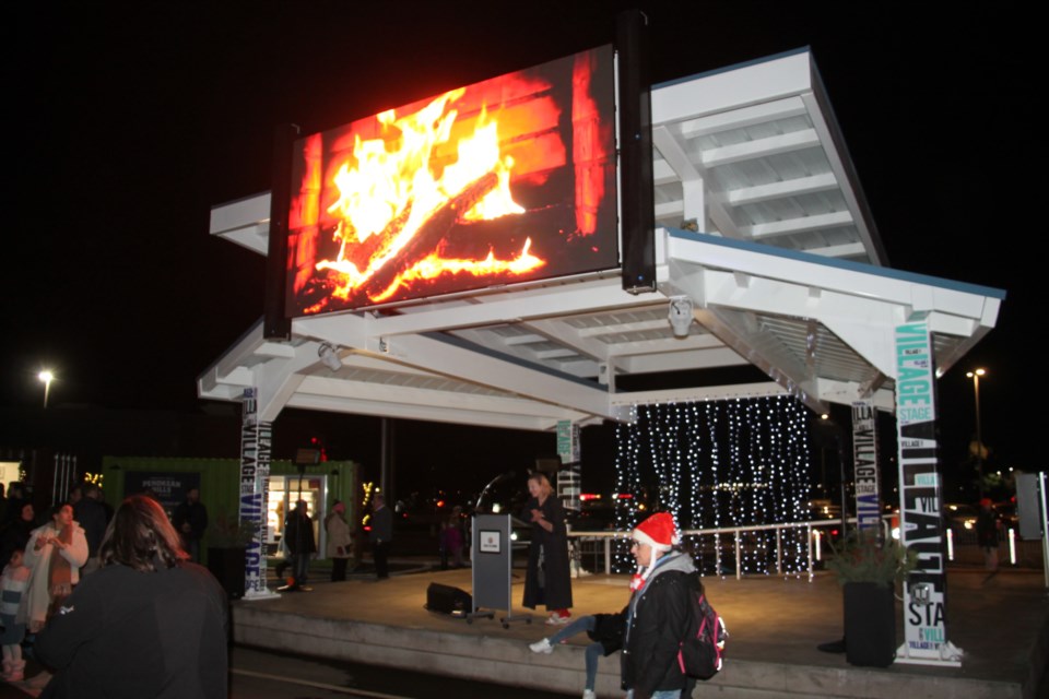 The Village Stage at the Sault's downtown plaza, Nov. 16, 2023.