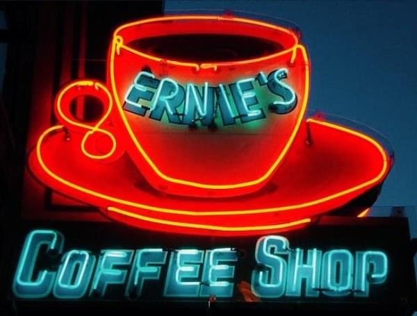 Ernie’s Coffee Shop sign