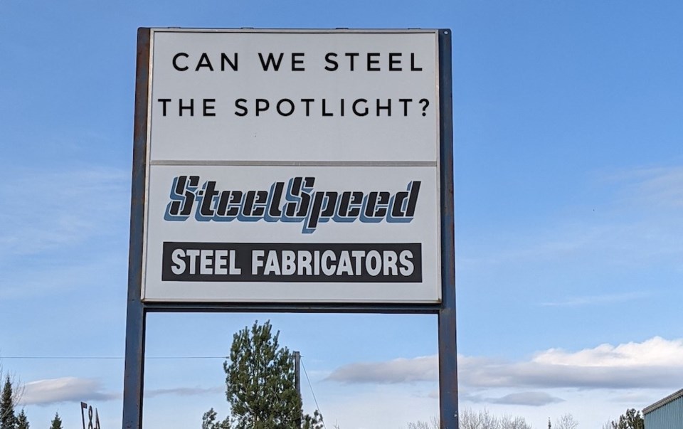 2021-04-30 Sign War Steel Speed Fabricators