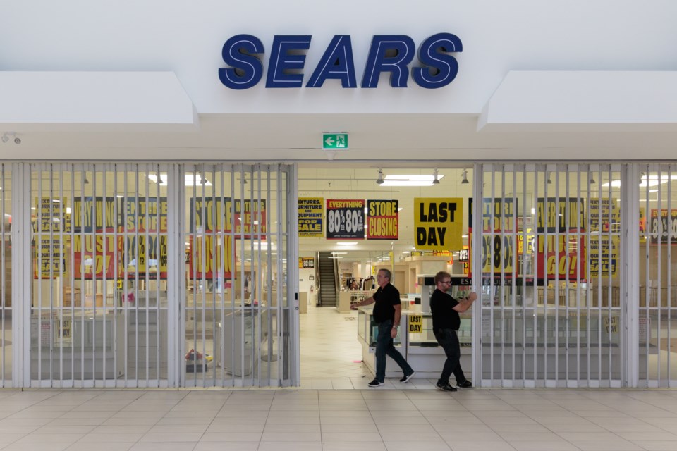 The Sears in the Station Mall closed for the last time on Sunday Oct. 1, 2017. This year the Canadian retail chain closed several locations across the country resulting in thousands of layoffs and sought court protection from creditors. The Station Mall Location opened on Oct. 31, 1973. Jeff Klassen/SooToday