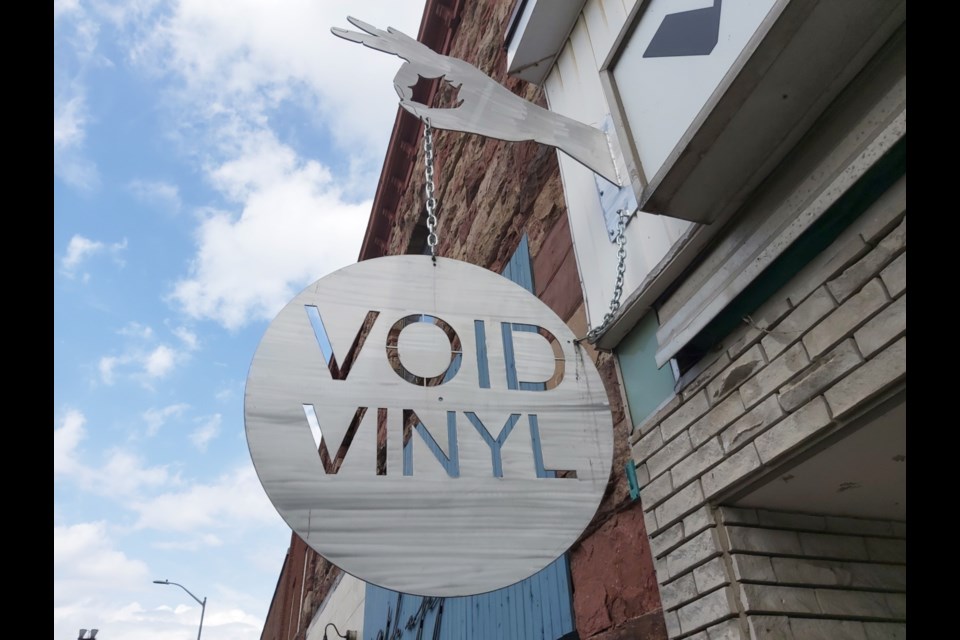 Void Vinyl, a coffee shop, music and clothing store, at 482 Queen St. E., August 15, 2020. Darren Taylor/SooToday