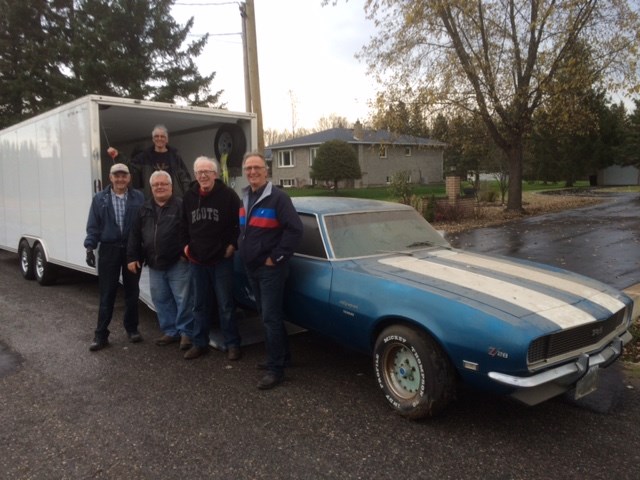 Left to right: Alex MacDonald, Scott Livingstone, Martin Foster and Rob Malesh, Don Mezzomo is in the back. Photo courtesy Allan Gold