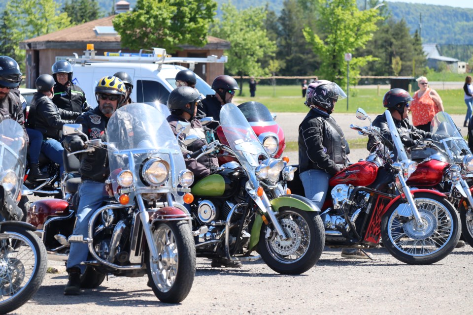 Around 200 motorcyclists hit the road this morning to raise money and awareness for the 10th annual Algoma Ride for Autism. 