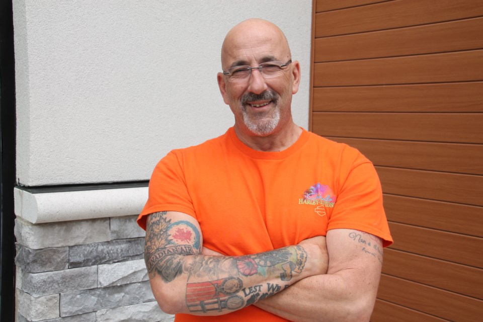 Frank Iezzi, Algoma Veterans Association president and annual Red Friday Golf Tournament organizer, May 18, 2024.