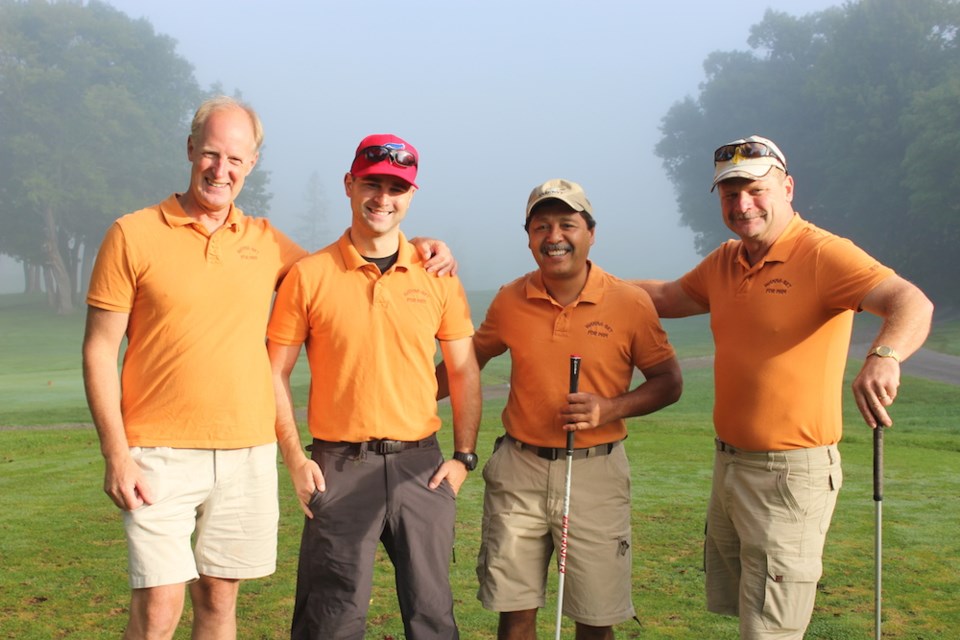 Team ”Wanna Bet” poses together for a photo at the 2016 Hospice Golf Classic. Supplied photo