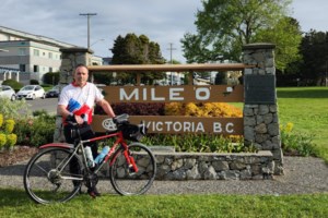 Cyclist approaching the Sault is pedalling across Canada to fight MS