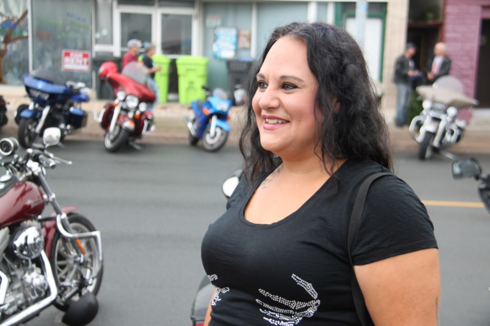 Marcy Clayton, one of the Ride for ARCH fundraiser organizers, Aug. 17, 2019. Darren Taylor/SooToday