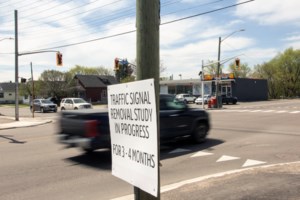 Traffic lights at Wallace Terrace and Goulais Avenue go dark this week