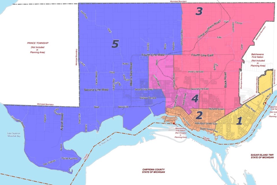 Ward 5 boundaries