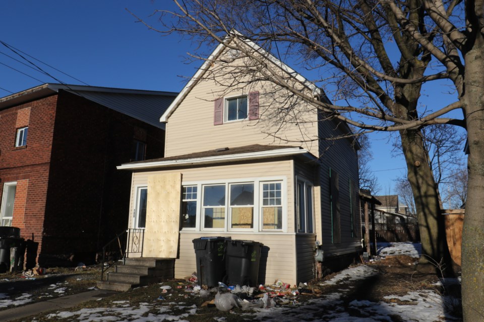 108 Albert Street East is one of 150 properties in Sault Ste. Marie owned by shell corporations affiliated with SID Developments. A total of 11 SID-related corporations filed for creditor protection in January.  