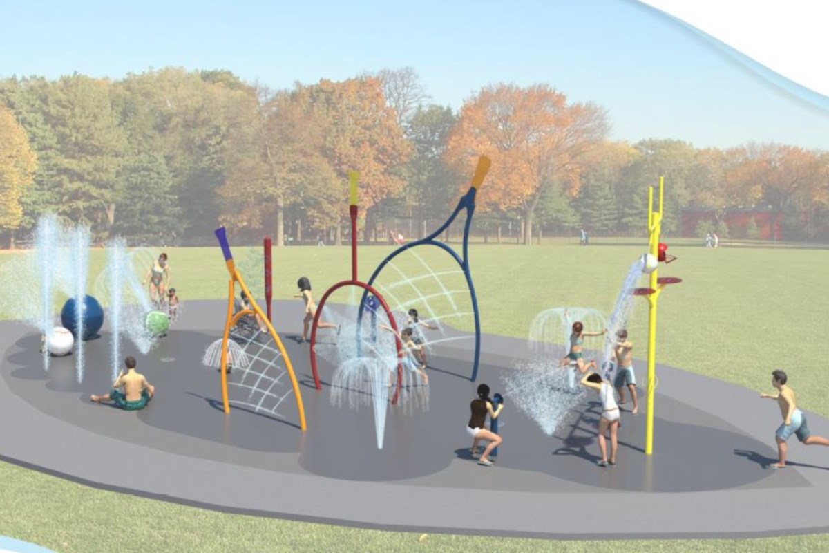 Er is een contract gesloten om een ​​nieuw Splash Pad in Manzo Park te schilderen
