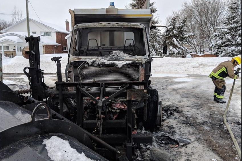Snow plow Fire 2019