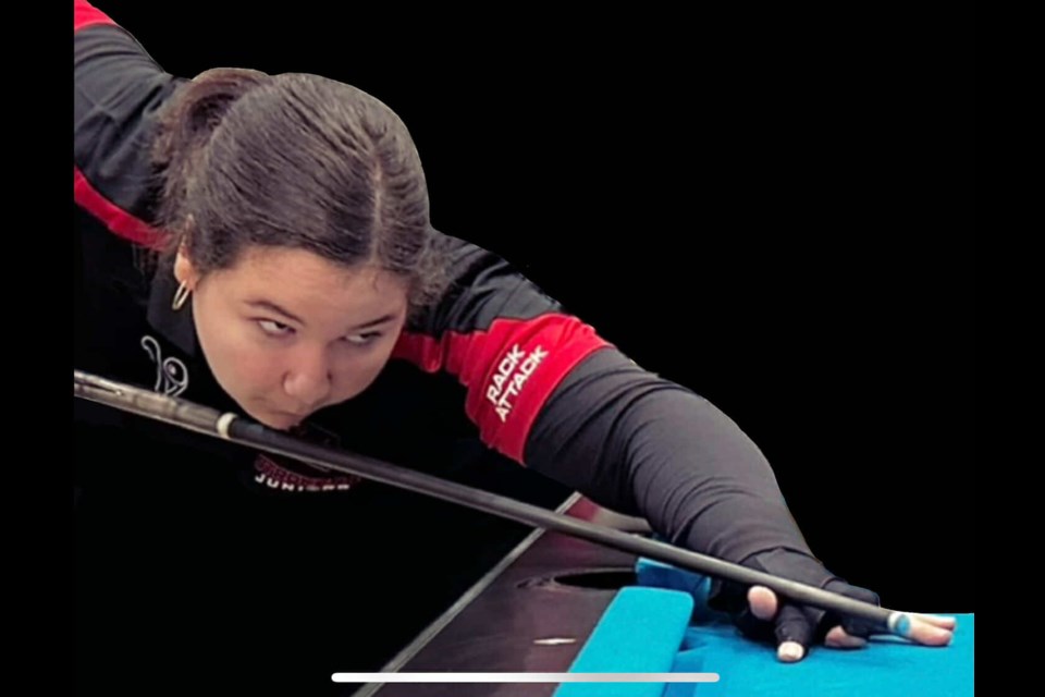 Sault billiards player Cedar Gauthier. 