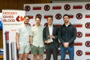 Sault hockey player recognized for blood donation advocacy