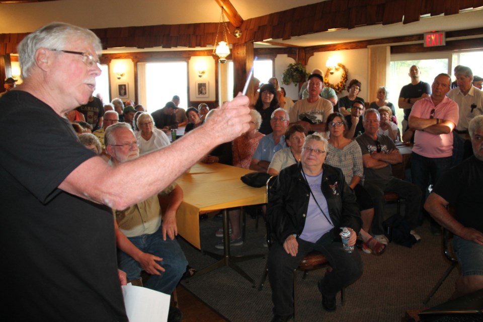 The Lake Shore Salzburger Hof Resort was the scene of an emotionally-charged public information session in regard to a proposed development of a private resort on Batchawana Island by U.S. businessman Joseph Acheson, July 6, 2017. 
 Darren Taylor/SooToday
