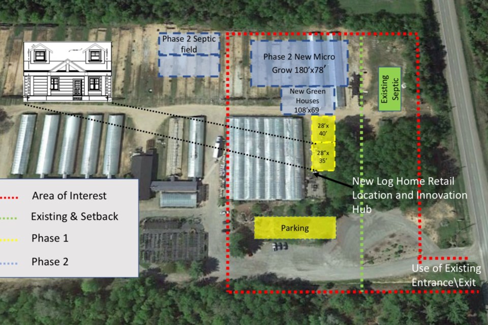 Proposed cannabis shop on Airport Road