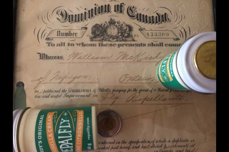 This is the original patent from the process of 1906-1911 and what the cream with citronella looks like today.